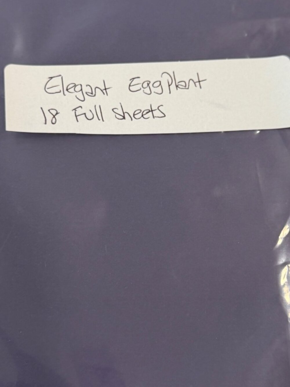 Stampin' Up! Elegant Eggplant 18 Full Sheets Of Cardstock For Crafting & Scrapbo